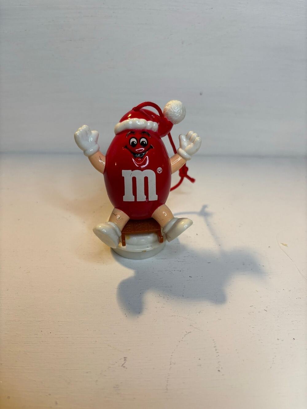 M&M Candy Christmas Ornaments Red 1993